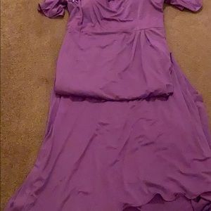 Pretty purple evening dress